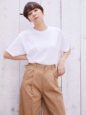 「JERZEES（ジャージーズ）のアイテム」を使った、Chaco closet officialさん（レディース・165cm）の夏コーディネート