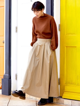 「Chaco closet（チャコ クローゼット）のアイテム」を使った、Chaco closet officialさん（レディース・165cm）の冬コーディネート