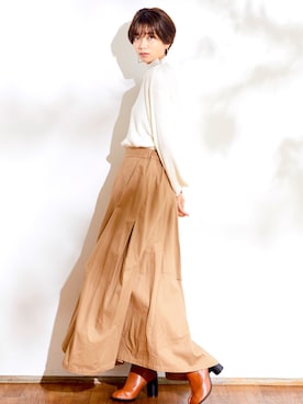 「Chaco closet（チャコ クローゼット）のアイテム」を使った、Chaco closet officialさん（レディース・165cm）の冬コーディネート