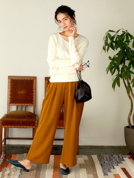 「Chaco closet（チャコ クローゼット）のアイテム」を使った、Chaco closet officialさん（レディース・165cm）の冬コーディネート