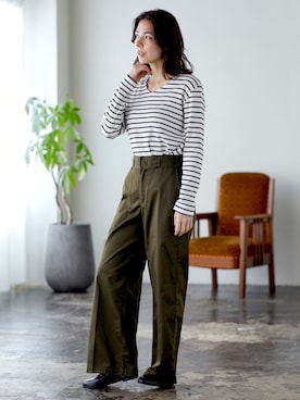 「Chaco closet（チャコ クローゼット）のアイテム」を使った、Chaco closet officialさん（レディース・165cm）の春コーディネート