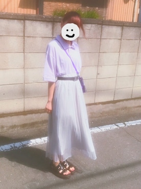「A.D.G（エーディージー）のアイテム」を使った、chii☺︎さん（レディース・156cm）の春コーディネート
