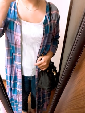 「MuseR（ミュザー）のアイテム」を使った、あッこさん（レディース・154cm）の夏コーディネート