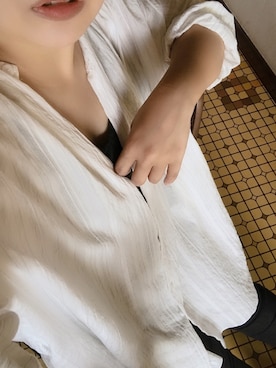 「DICAS（ディカス）のアイテム」を使った、あッこさん（レディース・154cm）の夏コーディネート