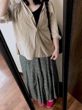 「アイテム（ブラジャー）」を使った、あッこさん（レディース・154cm）の秋コーディネート