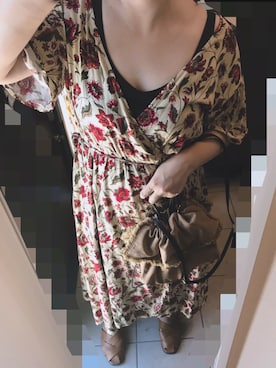 「アイテム（ブラジャー、ブラック系）」を使った、あッこさん（レディース・154cm）の秋コーディネート