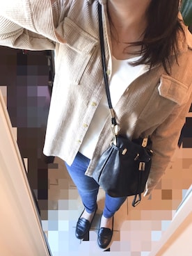 「MuseR（ミュザー）のアイテム」を使った、あッこさん（レディース・154cm）の秋コーディネート