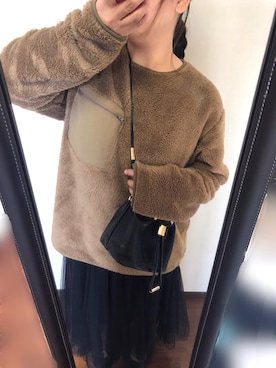 「MuseR（ミュザー）のアイテム」を使った、あッこさん（レディース・154cm）の秋コーディネート