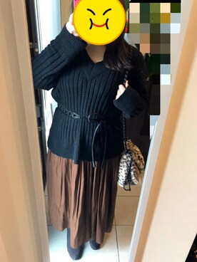 あッこさん(レディース・154cm)の冬コーディネート