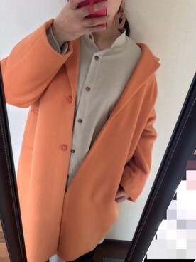 「A part by（アパートバイ）のアイテム（その他アウター）」を使った、あッこさん（レディース・154cm）の冬コーディネート