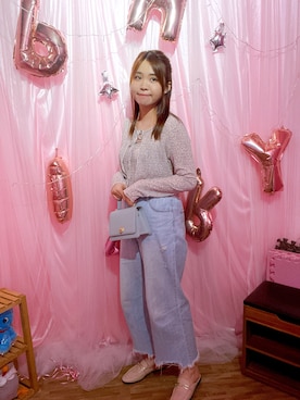 「CHARLES & KEITH（チャールズ & キース）のアイテム（スリッポン）」を使った、Kakaka さん（レディース・164cm）の春コーディネート
