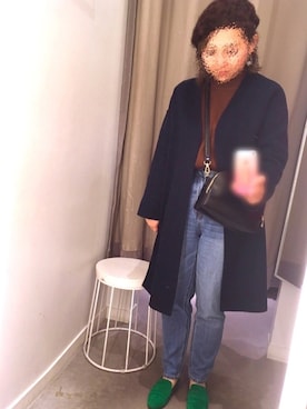 「歩く日」｜mi-goさん（レディース・157cm）の冬コーディネート