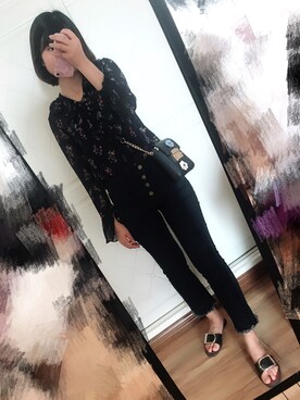 「ONLY（オンリー）のアイテム（バッグ）」を使った、Dalinさん（レディース・163cm）の春コーディネート