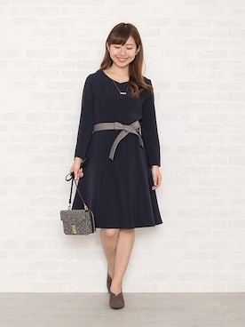 「アイテム（ブーティ）」を使った、NBB STAFF 08さん（レディース・158cm）の秋コーディネート