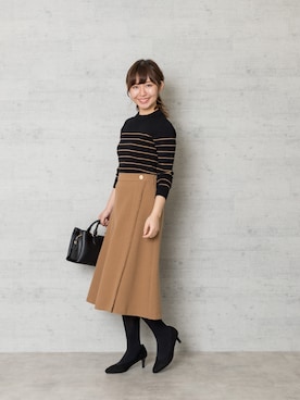 NBB STAFF 08さん（レディース・158cm）の冬コーディネート