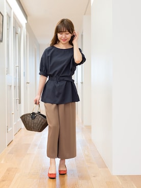 NBB STAFF 08さん（レディース・158cm）の夏コーディネート