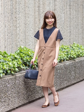 NBB STAFF 08さん（レディース・158cm）の夏コーディネート