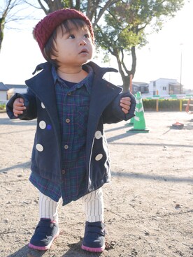 Annさん（キッズ・70cm）の冬コーディネート