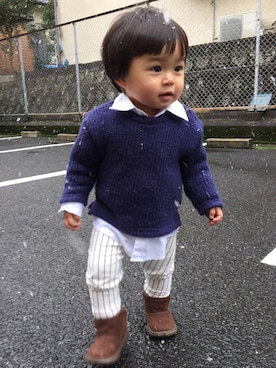 Annさん（キッズ・70cm）の冬コーディネート