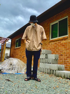 「SunKu（サンク）のアイテム（アクセサリー）」を使った、nodakouさん（メンズ・181cm）の夏コーディネート