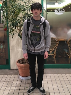 「Jack Wolfskin（ジャックウルフスキン）のアイテム」を使った、TMTMさん（メンズ・171cm）の春コーディネート