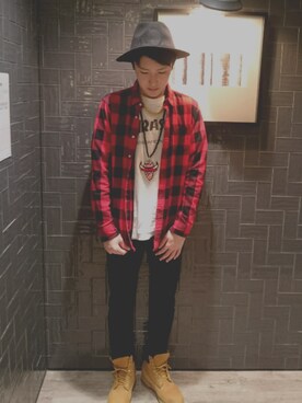 「トイレから失礼しやす」｜「アイテム（アクセサリー）」を使った、優太郎さん（メンズ・177cm）の春コーディネート
