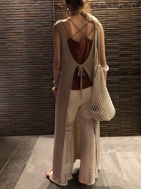 「RETRO GIRL（レトロガール）のアイテム」を使った、shiroさん（レディース・158cm）の夏コーディネート