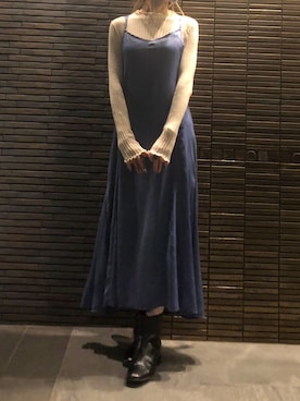 「ダスティブルー」｜shiroさん（レディース・158cm）の秋コーディネート