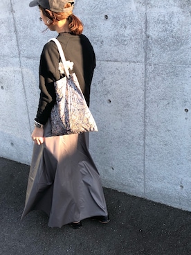 「ISABEL MARANT（イザベルマラン）のアイテム（バッグ）」を使った、riicaaさん（レディース・160cm）の秋コーディネート