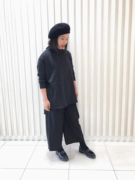 「M/M ATTACHMENT（エムエムアタッチメント）のアイテム」を使った、クロマメさん（レディース・161cm）の夏コーディネート