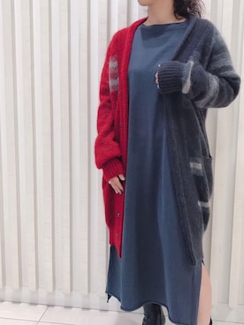 「surt（サート）のアイテム（ワンピース/ドレス）」を使った、クロマメさん（レディース・161cm）の冬コーディネート