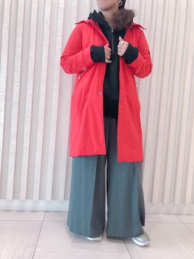 「ANNE MARIE CHAGNON（アンマリーシャニョン）のアイテム」を使った、クロマメさん（レディース・161cm）の冬コーディネート
