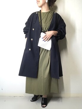 B'2nd 札幌｜クロマメ使用「TATRAS（TATRAS（タトラス）FANIA/トレンチコート/LTK20S4233/171201005-70）」的時尚穿搭