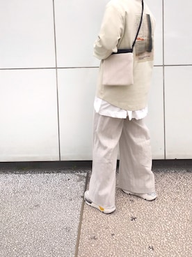 「HOLZWEILER（ホルツワイラー）のアイテム」を使った、クロマメさん（レディース・161cm）の春コーディネート