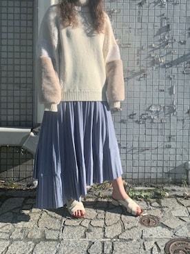 「CHIE MIHARA（チエミハラ）のアイテム」を使った、クロマメさん（レディース・161cm）の秋コーディネート