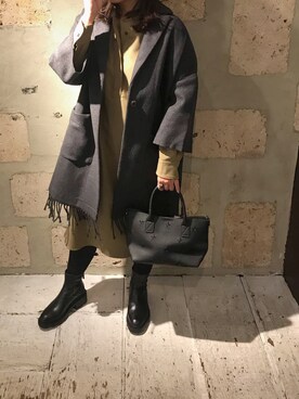 クロマメさん（レディース・161cm）の冬コーディネート