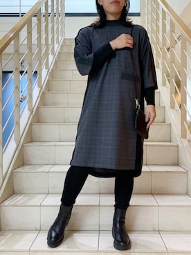 クロマメさん（レディース・161cm）の冬コーディネート