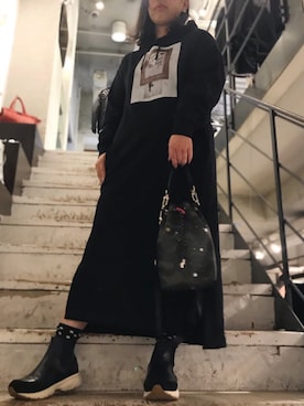 クロマメさん（レディース・161cm）の冬コーディネート