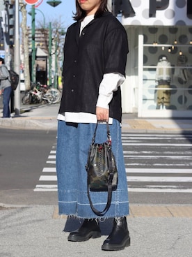 クロマメさん（レディース・161cm）の春コーディネート