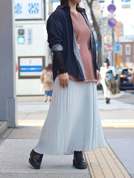 クロマメさん（レディース・161cm）の春コーディネート