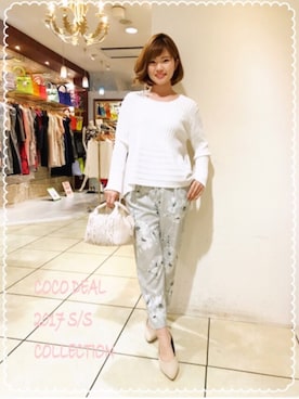 「COCO DEAL（ココディール）のアイテム」を使った、☆TIE☺︎さん（レディース・152cm）の冬コーディネート
