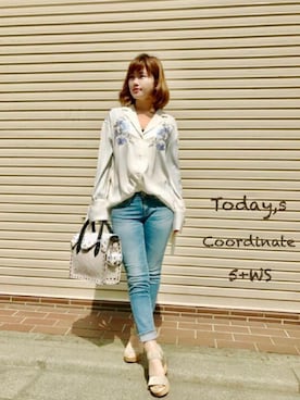 「COCO DEAL（ココディール）のアイテム」を使った、☆TIE☺︎さん（レディース・152cm）の春コーディネート