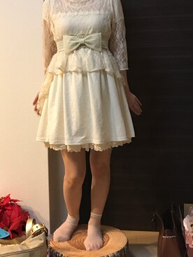 「PRIME PATTERN（プライムパターン）のアイテム」を使った、ゆみゃさん（レディース・154cm）の春コーディネート