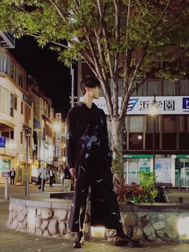 「LADMUSICIAN」｜sykさん（メンズ・181cm）の冬コーディネート