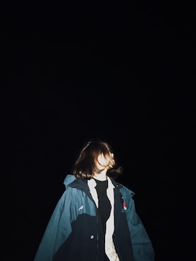 「adidas（アディダス）のアイテム（モッズコート）」を使った、jessica さん（レディース・160cm）の冬コーディネート