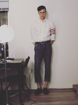 「MENS」｜tinbearさん（メンズ・188cm）の冬コーディネート
