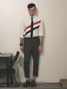 「MENS」｜tinbearさん（メンズ・188cm）の冬コーディネート
