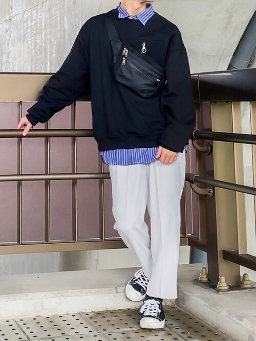 Ryo ユニクロのシャツ ブラウスを使ったコーディネート Wear