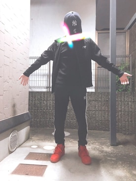 「B系」｜「アイテム（ジャケット/アウター）」を使った、Felix99さん（メンズ・170cm）の冬コーディネート