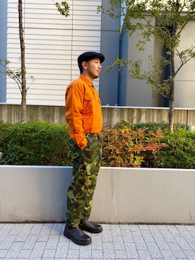 「Blundstone（ブランドストーン）のBlundstone/ブランドストーン　ｻｲﾄﾞｺﾞｱﾌﾞｰﾂ Men's（ブーツ）」を使った、Turkeyさん（メンズ・173cm）の冬コーディネート